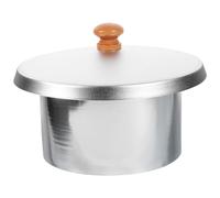 KICHOUSE Pentola Interna per Fusione della Cera in Alluminio 600cc con Coperchio Set da 2 Pezzi Scaldacera Compatto per Depilazione Professionale Uso Domestico