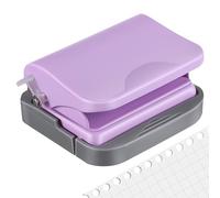 KICHOUSE Perforatore Carta Portatile Punzone per Quaderni Spirale Foratrice Manuale per Sciolti con Contenitore Scarti Strumento Resistente per Organizzazione Documenti