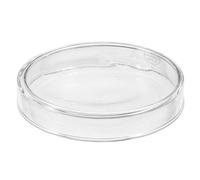 KICHOUSE Piastra Petri Vetro Borosilicato Resistente Alte Temperature Fondo Piatto per Laboratorio Biologia Cellule Tessuti Studi Microbiologia
