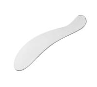 KICHOUSE Piastra Raschiante Gua Sha in Acciaio Inossidabile 304 Design Ergonomico, Uso Versatile e Dimensioni Portatili per Massaggi al Viso e Corpo a Casa in Viaggio