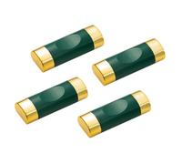 KICHOUSE Porta Bacchette in Rame e Fibra di Vetro Verde 4 Pezzi, Supporto Unico e Creativo per Cucina, Mantiene Le Bacchette Pulite e Salutari