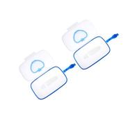 KICHOUSE Porta Salviette Umidificate in Pp Blu Portatile 2 Pezzi Comodo da Appendere al Passeggino Mettere in Borsa