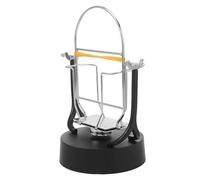 KICHOUSE pratico agitatore contapassi con cuscinetti accessorio del telefono scuotitore automatico contapassi agitatore a bilanciere silenzioso per telefono Black