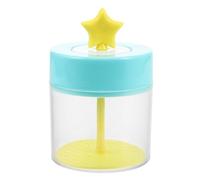KICHOUSE Produttore di Schiuma per Viso e Shampoo Tazza Schiumogena Automatica, Plastica Resistente, Colore Blu Stellato, Facile da Usare per Detergenti Viso, Shampoo e Bagnoschiuma,