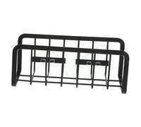 KICHOUSE Rack di scarico senza pugno Distributore elegante Porta di spugna per il lavandino schiuma Titolare lavello cucina porta spugna porta lavello rack del lavandino ferro da stiro Nero