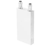 KICHOUSE Raffreddatore Liquido per CPU in Alluminio Argento Design Minimalista, Raffreddamento Efficiente e Bassa Rumorosità per Ambienti Silenziosi