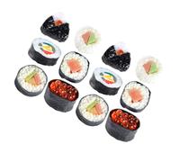KICHOUSE Realistico Sushi per Fotografia Cucina per Cibo Simulato Accessori per Sushi Decorazioni per Esposizioni Set da 12