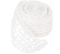 KICHOUSE Rete Elastica per Salumi in Poliestere Bianco, Rete per Insaccati Buona Stabilità e Sicurezza, per Confezionamento in Cucina e Atmosfera Festiva