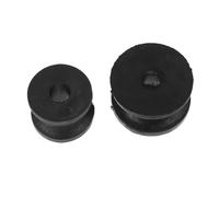 KICHOUSE Ruota Puleggia per Ventilatore da Soffitto 2 Pezzi in Gomma Nera Ammortizzatore e Facile Installazione, Accessori per Ventilatori da Soffitto