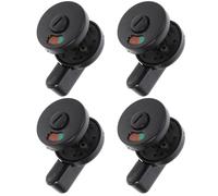 KICHOUSE Serratura Porta Indicatore Privacy Occupato/per Bagno Pubblico, Set 4 Pezzi in Plastica, Maniglia Girevole per Uffici, Palestre e Locali Commerciali