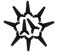 KICHOUSE Set 10 Pezzi Supporti Acrilico Nero per Esposizione di Piatti e Oggetti da Collezione, Cavalletti Piccoli per Foto, Biglietti da Visita e Telefoni, Adatti per Vetrine, Musei