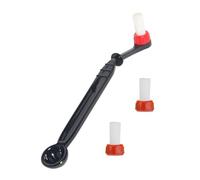 KICHOUSE Set 3 Pezzi Spazzola Pulizia Macchina Caffè in Nylon Testa Intercambiabile per Macchina Espresso, Design Antiscottatura, per Pulizia Caffettiera Semi Automatica