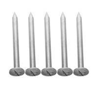KICHOUSE Set 5 Pezzi Paletti Segna Confine in Acciaio Inossidabile per Misurazioni Accurate Design Portatile, per Rilievi e Lavori All'aperto Sul Prato