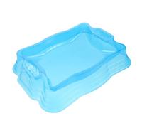 KICHOUSE Set da Battaglia Drop Stadio Portatile in Pvc, Vassoio Sensoriale, Centro Giochi D'acqua e Contenitore di Sabbia per Giochi di Trottole Interattivi