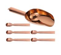 KICHOUSE Set di Pinza per Cucina e Paletta per Ghiaccio in Acciaio Inossidabile Oro, Versatile e Pratico Utensile da Cucina per Feste e Uso Quotidiano