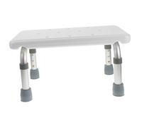 KICHOUSE Sgabello Regolabile in Alluminio Antiscivolo per Doccia e Bagno Regolabile Sedile in per Anziani e Persone Disabilità