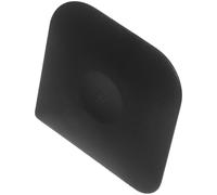 KICHOUSE Spatola Pulisci Piatti in Plastica Nera Non Deformabile per Cucina, per Griglie e Padelle in Ghisa Durante la Cottura