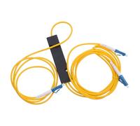 KICHOUSE Splitter Ottico Fused con Connettore Lc Separatore Fibra Ottica Telecom Grade per Rete Domestica Ftth Box di Terminazione Fibra Ottica Resistente e Facile da Installare