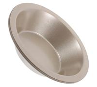 KICHOUSE Stampo per Hamburger Rotondo in Acciaio al Carbonio, Teglia Antiaderente Piccola per Dolci da Forno, Mini Tortiera per Cottura Uniforme e Fai da Te, per Cucina Casalinga