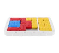 KICHOUSE Strada Di Huarong Giocattoli Di Ragionamento Logico Puzzle Di Blocchi Di Legno Che Imparano Il Giocattolo Logico Gioco Di Memoria Bianca Plastica