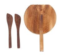 KICHOUSE Strumento Set 1 Pezzo per Pressare Impasto in Legno Marrone Utensile Manuale Salvaspazio che Risparmia e Fatica per Preparare Ravioli e Biscotti