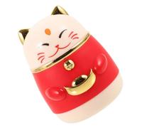 KICHOUSE Stuzzicadenti in Pressione Forma della Fortuna Dispenser Automatico Compatto e Decorativo e Ufficio Design Cartoon Resistente e Facile da Usare