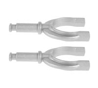 KICHOUSE Supporto Blocco Remi in Alluminio Marino 2 Pezzi Scalmi a Montaggio Laterale per Gommoni e Kayak Porta Pagaie Nautico Resistente alla Corrosione per Imbarcazioni da Diporto