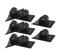 KICHOUSE Supporto Motore in Plastica per Kayak e Canoa Staffa di Montaggio Laterale per Motore Fuoribordo Set 8 Pezzi Fibbia Resistente alle Intemperie per Barca Gonfiabile e Gommone