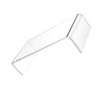 KICHOUSE Supporto per Monitor Trasparente in Acrilico Resistente, Base Sollevamento Computer Compatta per Ufficio e Casa, Accessorio Ergonomico per Laptop e Monitor da Tavolo