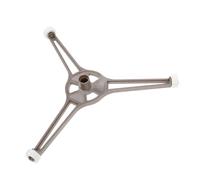 KICHOUSE Supporto Piatto Rotante Microonde in Plastica Resistente Anello Giradischi con Tre Bracci Facile Installazione e Rotazione Regolare per Vassoio in Vetro Forno