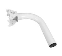 KICHOUSE Supporto Pole Mount Bracket Per Antenna Esterno Staffa Regolabile Per Ponte Wireless Con Design Angolato Per Copertura Estesa e Resistenza Meteo Compatibile Con Ponti Wifi