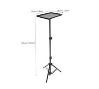 KICHOUSE Supporto Treppiedi Proiettore Regolabile Stand Pieghevole per Laptop e Tablet Base Utility Shelf e Capacità Uso Indoor e Outdoor