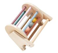 KICHOUSE tamburo giocattolo in tessuto giocattoli giocattolo per Montessori Toys Busy Board giocattolo per modellare tamburo tessile giocattolo a tamburo in tessuto Di legno