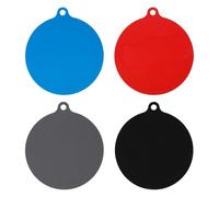 KICHOUSE Tappetino in Silicone Microforato 4 Pezzi Antiscivolo e Isolante Termico per Microonde e Piano Cottura Cucina