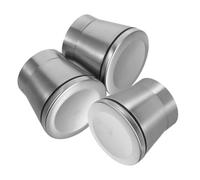 KICHOUSE Tappi per Macinino Spezie in Acciaio Inox 3 Pezzi Coperchio per Pepiera, Coperture per Mulino Sale Marino, Ricambio per Macina Pepe e Condimenti Cucina