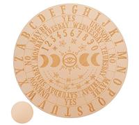 KICHOUSE tavola di Legno Pannello informativo sulla divinazione puntello di Bordo tavola divinatoria Accessorio divinatorio divinazione Meditazione Wicca Tiglio