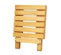 KICHOUSE Tavolo Pieghevole in Legno Tavolo Pieghevole Quadrato Piccolo Portatile Tavolino Pieghevole Spiaggia Piega Tavoli Pieghevoli Piccoli Picnic Piazza Di Legno