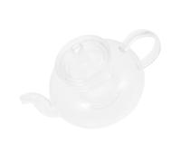 KICHOUSE Teiera Vetro Trasparente con Infusore Piccola Teiera da Ufficio da per Tè Fiori e Frutta Facile da e Conservare per Amanti Del Tè