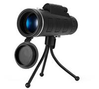 KICHOUSE Telescopio Da Viaggio Essential 40x60 Con Rivestimento Verde Leggero Per La Caccia