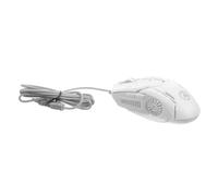 KICHOUSE Topo Silenzioso Mouse Da Gioco Cablato Mouse Cablato Usb Bianco Mouse Portatile Usb Cablato Mouse Per Computer Portatile Mouse Senza Fili Per Retroilluminato Filo Bianca Plastica