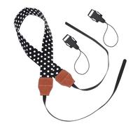 KICHOUSE Tracolla Per Fotocamera Regolabile Larghezza Confortevole Per Fotografi, Cinghia Nera Uso Versatile a Spalla o Collo, Per Trasporto Sicuro e Pratico Regalo