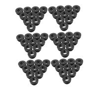 Kichvoe 100 Pezzi Rondelle Controllo Perdite di Tenuta in Silicone Resistente TPE Nero e Risparmio Idrico per Irrigazione a Goccia Agricola per Sistemi Giardino