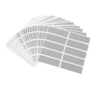 Kichvoe 1000 Pezzi Etichette Adesive con Rivestimento Argento per Giochi Didattici, Design Gratta e Scopri, Pellicola Adesiva Creativa per Premi in Compleanni