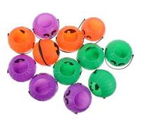 Kichvoe 12 Pezzi Secchielli di Halloween in Plastica a Forma di Zucca, Calderone e Figura Spettrale, Facili da Trasportare per Dolcetto o Scherzetto e Conservazione Caramelle, Decorazioni