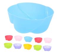 Kichvoe 12 Pezzi Stampo Muffin Silicone Forma Rosa per Cupcake e Pudding Resistente da Riutilizzabile e Adatto Forno e Lavastoviglie per Cucina e Feste Colore Casuale