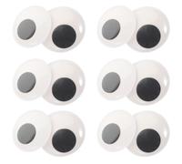 Kichvoe 16 Pezzi Occhi Extra Large Autoadesivi in Plastica per Lavoretti DIY, Occhi Finti Resistenti e Facili da Incollare, per Progetti Creativi e Decorazioni