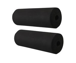 Kichvoe 2 Pezzi Accessorio per Panca Addominali Schiuma Nera Resistente, Struttura Senza Cuciture e Materiale in Spugna per Allenamento Flessibile in Appartamenti