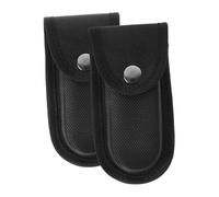 Kichvoe 2 Pezzi Custodia Nylon per Tascabili Organizer Portatile per Resistente All e Olî Design con Anello per Cintura Accesso Rapido e Sicuro