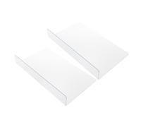 Kichvoe 2 Pezzi Paraspruzzi per Doccia PVC Protezione per Bagno e Facile da Installare e Manutenere Resistente Prevenire Spruzzi