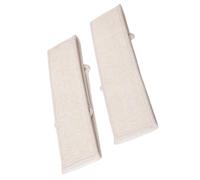 Kichvoe 2 Pezzi Telo da Bagno in Luffa Naturale, Spugna di Luffa per Doccia e Schiena, Beige, Esfoliante, Comfortevole, per Rimuovere la Pelle Morta